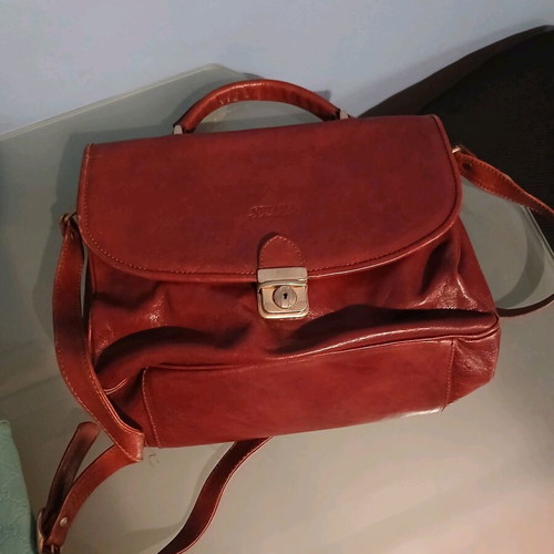 Leather briefcase bag like new