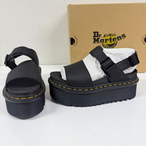 Dr. Martens Voss Quad Platform Sandals new, size 38, black