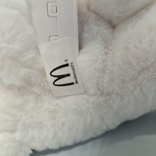 White glowing McDonald's bear used
