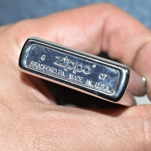 Zippo lighter “The 60’s” used, retro design 2007