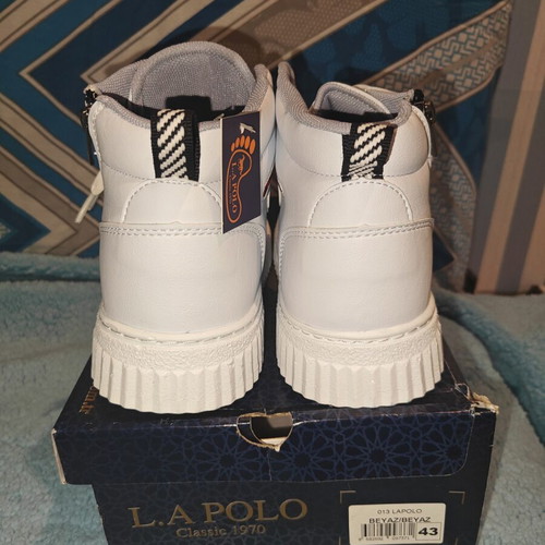 L.A Polo casual shoes white, new, size 43