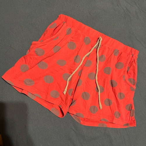Elastic short shorts used, red, size XS