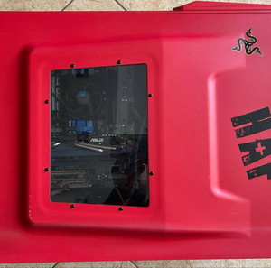 Κουτι υπολογιστη Coolemaster  HAF 922 Red με Καρτα γραφικων-Motherboard-CPU-Ram-PSU-SSD-CD DRIVE