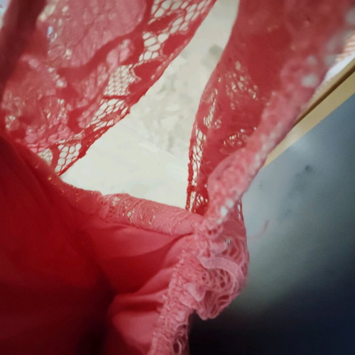 Formal romantic long dress with lace like new