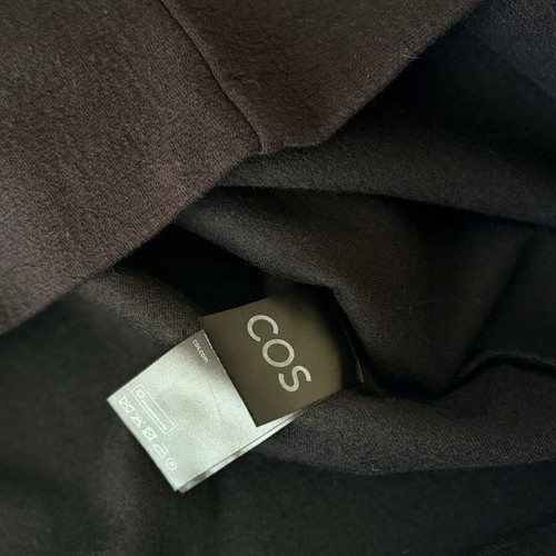 COS long-sleeved knee-length dress like new, black, size S