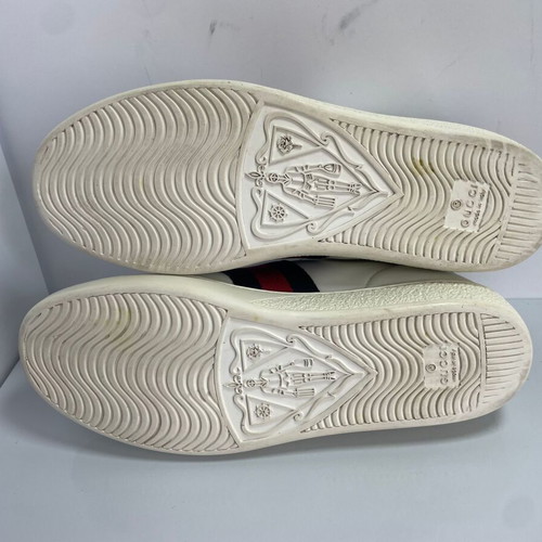 Gucci Ace leather sneakers used, size 37, white