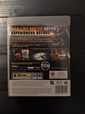 Call of Duty World at War PS3 παιχνίδι μεταχειρισμένο, shooting