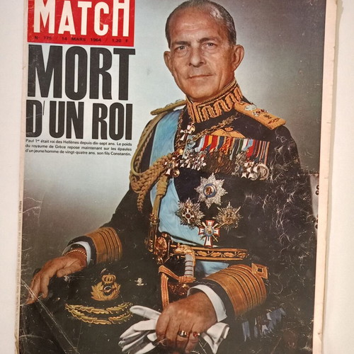 Paris Match Magazine Issue 779 March 14 1964 used