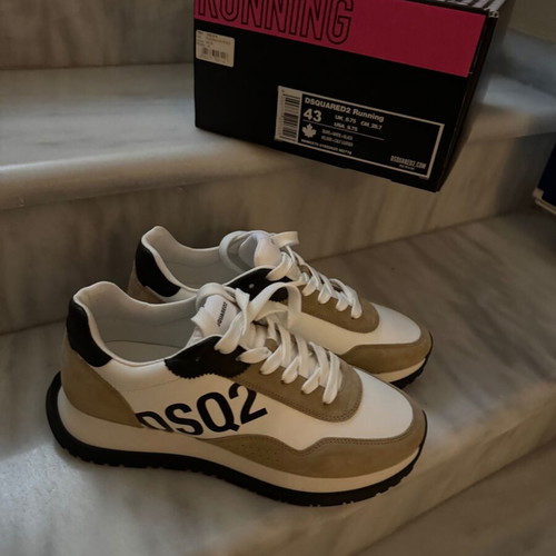 Dsquared2 sneakers like new, size 43, white and beige