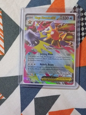 Mega Starmie ex Pokémon card like new