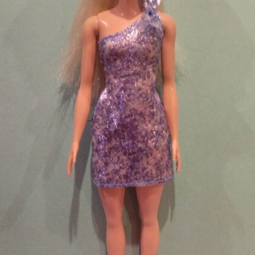 Barbie Fashion Blitz doll with sparkling dress like new