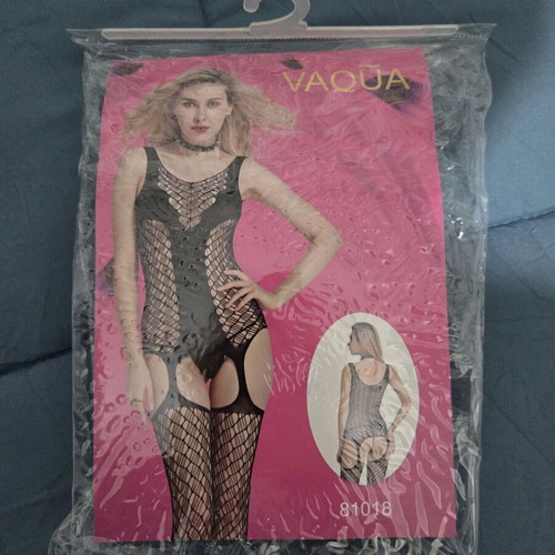 Vaqua black bodystocking sexy like new
