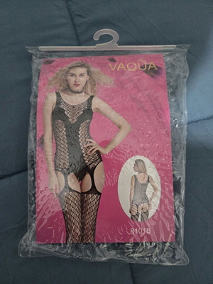 Vaqua black bodystocking sexy like new