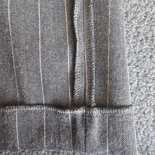 Lola Pencil Skirt Used Gray Striped Size 36 S