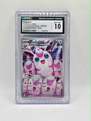 Wigglytuff PFL 105/094 Illustration Rare CGC10 σαν καινούργιο
