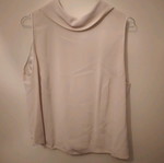White sleeveless blouse size M used