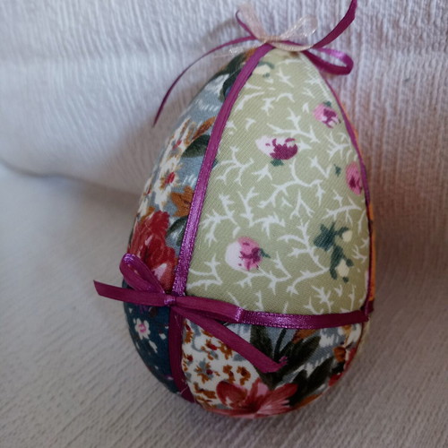 Decorative egg mix and match orange green blue used