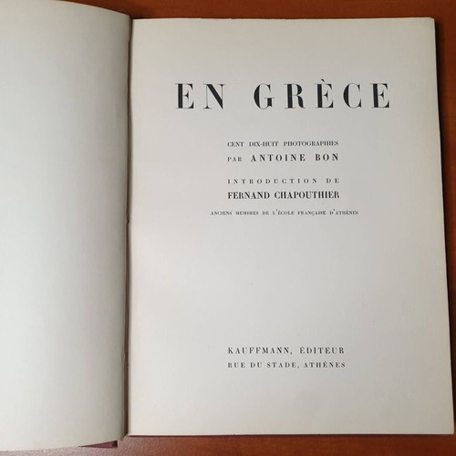 En Grece photographic journey with 118 photos by A. Bon used
