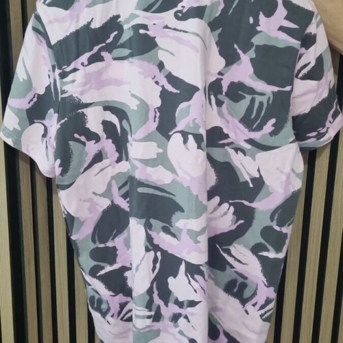 Adidas short sleeve blouse new, colorful, cotton, XL
