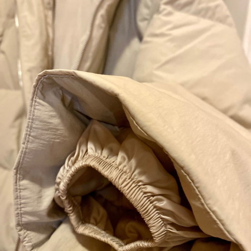 Zara down jacket new, beige, size M