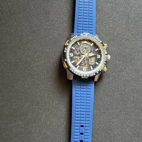 Citizen Promaster Skyhawk AT Eco-Drive RadioControlled Chronograph like new, blue
