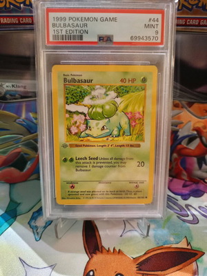 Pokemon - Bulbasaur 1st Edition (1995) PSA 9