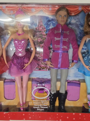 Mattel Barbie In The Pink Shoes Holiday Gift Set new