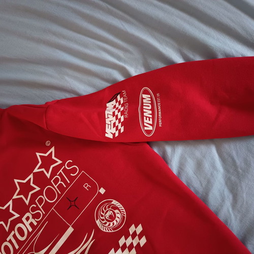 Venum Motorsport Racer Red men's hoodie new
