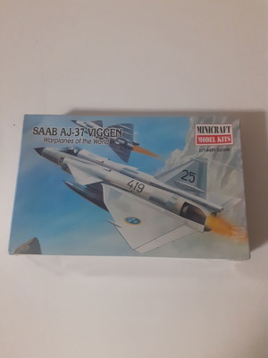 Saab AJ-37 Viggen Minicraft model kit 1/144 scale new