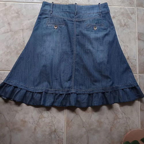 Louise Orop denim skirt new, 100% cotton, size L