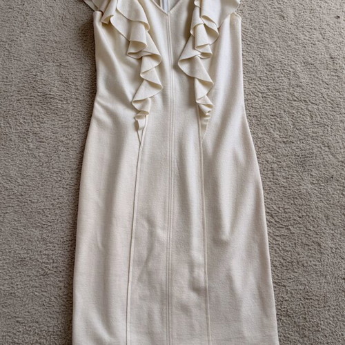 Fendi dress like new, ecru wool, size S
