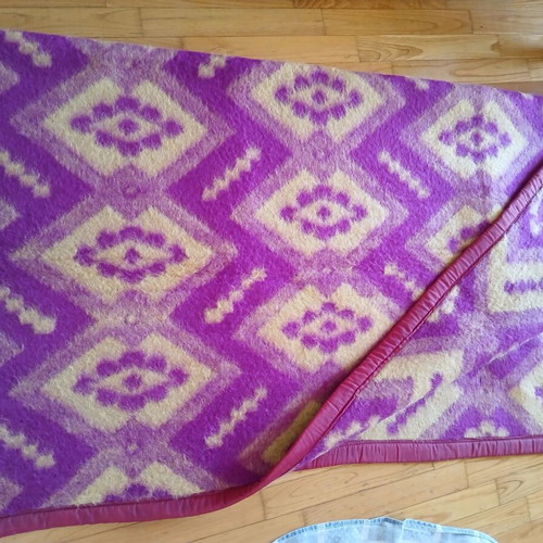 Wool blanket semi-double new