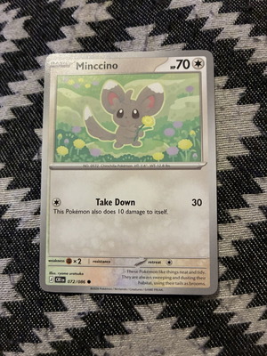 Pokemon TCG Minccino κάρτα καινούργια