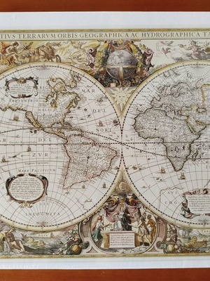 Παζλ Antique World Map καινούργιο, 1000 κομματιών