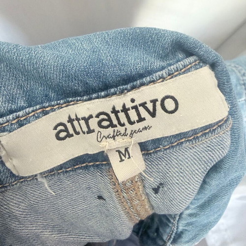 Attrattivo long denim dress, size M, blue