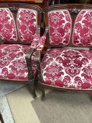 Nisiotikes armchairs like new, set of 2