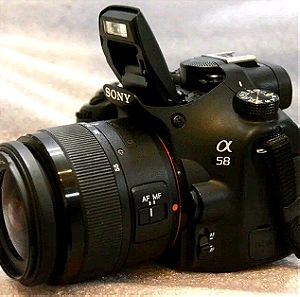 Sony Alpha A58 DSLR Camera 20.1MP Lens Kit DT 18-55mm f 3.5-5.6 SAM II Lens