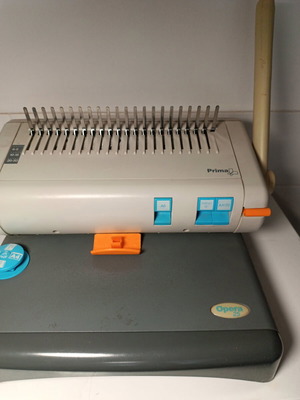 Prima Opera 25 Comb Binder machine used