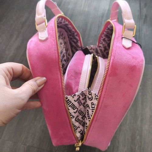 Juicy Couture makeup bag set new pink multicolor