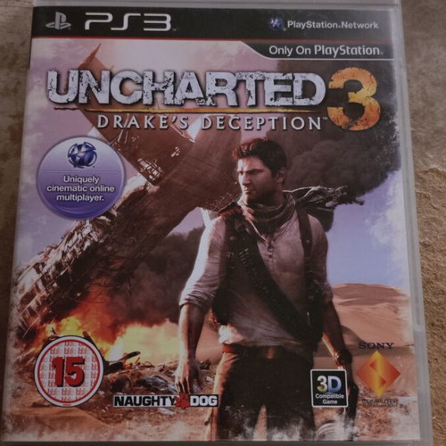 Uncharted 3 Drake's Deception PS3 game used