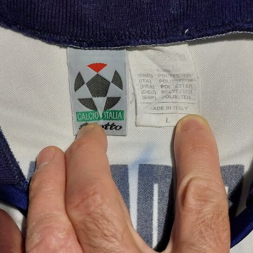 Two Papagou Vintage Match Worn Jerseys like new, large