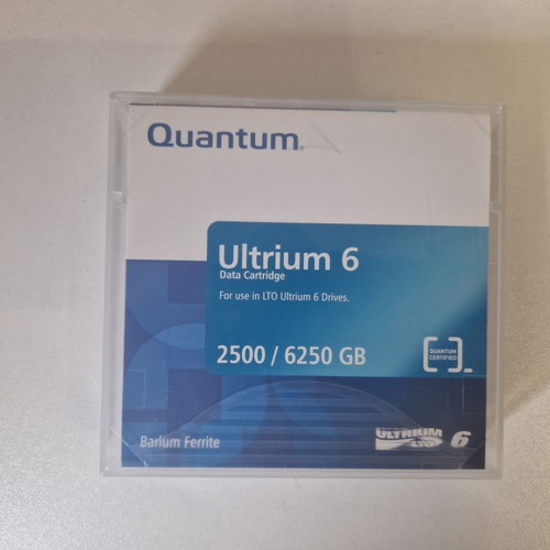 Quantum Ultrium-6 data cartridges like new, 10-pack, 2.5TB/6.25TB