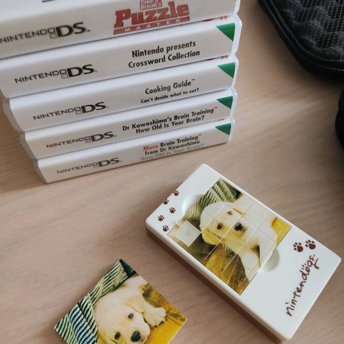 Nintendo DS (2004) like new with 5 games and accessories
