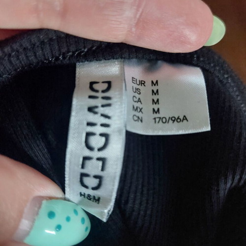 H&M Black Top size M like new