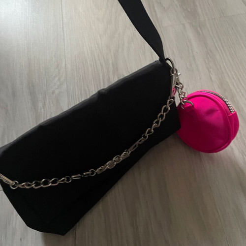 Women's bag new, pink and black