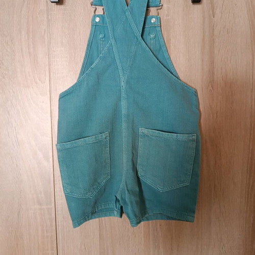 Zara βρεφικό σορτς τζιν με τιράντες σαν καινούργιο, μέγεθος 18-24 μηνών
