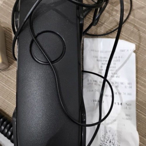 Telco landline phone new, black, wired