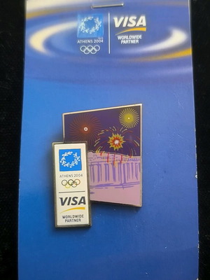Athens 2004 Visa Pin like new