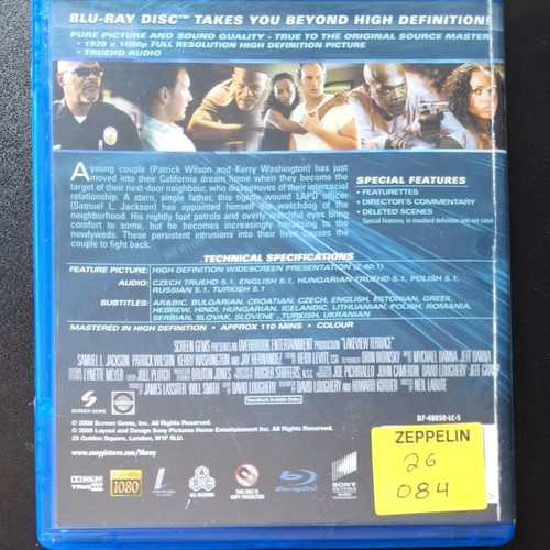 Lakeview Terrace Blu-ray used with Greek subtitles thriller