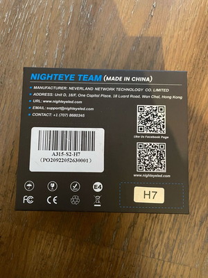 Led lamp H7 new